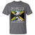 Marcus Garvey Quote T Shirt A People Without The Knowledge Of Their Past History Origin And Culture Jamaican Flag