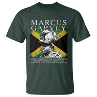 Marcus Garvey Quote T Shirt A People Without The Knowledge Of Their Past History Origin And Culture Jamaican Flag