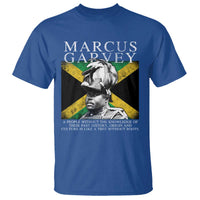 Marcus Garvey Quote T Shirt A People Without The Knowledge Of Their Past History Origin And Culture Jamaican Flag