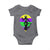 Funny Mardi Gras Rougarou Baby Onesie Beads Carnival Cryptids Of Louisiana