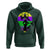 Funny Mardi Gras Rougarou Hoodie Beads Carnival Cryptids Of Louisiana