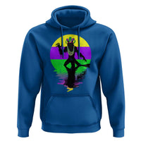 Funny Mardi Gras Rougarou Hoodie Beads Carnival Cryptids Of Louisiana