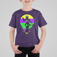 Funny Mardi Gras Rougarou T Shirt For Kid Beads Carnival Cryptids Of Louisiana