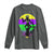 Funny Mardi Gras Rougarou Long Sleeve Shirt Beads Carnival Cryptids Of Louisiana