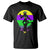 Funny Mardi Gras Rougarou T Shirt Beads Carnival Cryptids Of Louisiana