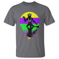 Funny Mardi Gras Rougarou T Shirt Beads Carnival Cryptids Of Louisiana