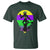 Funny Mardi Gras Rougarou T Shirt Beads Carnival Cryptids Of Louisiana
