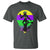 Funny Mardi Gras Rougarou T Shirt Beads Carnival Cryptids Of Louisiana