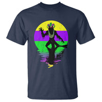 Funny Mardi Gras Rougarou T Shirt Beads Carnival Cryptids Of Louisiana