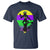 Funny Mardi Gras Rougarou T Shirt Beads Carnival Cryptids Of Louisiana