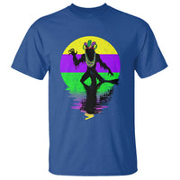 Funny Mardi Gras Rougarou T Shirt Beads Carnival Cryptids Of Louisiana