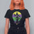 Funny Mardi Gras Rougarou T Shirt For Women Beads Carnival Cryptids Of Louisiana