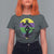 Funny Mardi Gras Rougarou T Shirt For Women Beads Carnival Cryptids Of Louisiana
