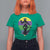 Funny Mardi Gras Rougarou T Shirt For Women Beads Carnival Cryptids Of Louisiana