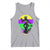 Funny Mardi Gras Rougarou Tank Top Beads Carnival Cryptids Of Louisiana