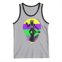 Funny Mardi Gras Rougarou Tank Top Beads Carnival Cryptids Of Louisiana