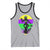 Funny Mardi Gras Rougarou Tank Top Beads Carnival Cryptids Of Louisiana