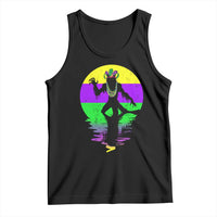 Funny Mardi Gras Rougarou Tank Top Beads Carnival Cryptids Of Louisiana