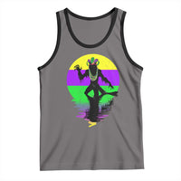 Funny Mardi Gras Rougarou Tank Top Beads Carnival Cryptids Of Louisiana