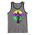 Funny Mardi Gras Rougarou Tank Top Beads Carnival Cryptids Of Louisiana