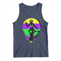 Funny Mardi Gras Rougarou Tank Top Beads Carnival Cryptids Of Louisiana
