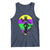 Funny Mardi Gras Rougarou Tank Top Beads Carnival Cryptids Of Louisiana