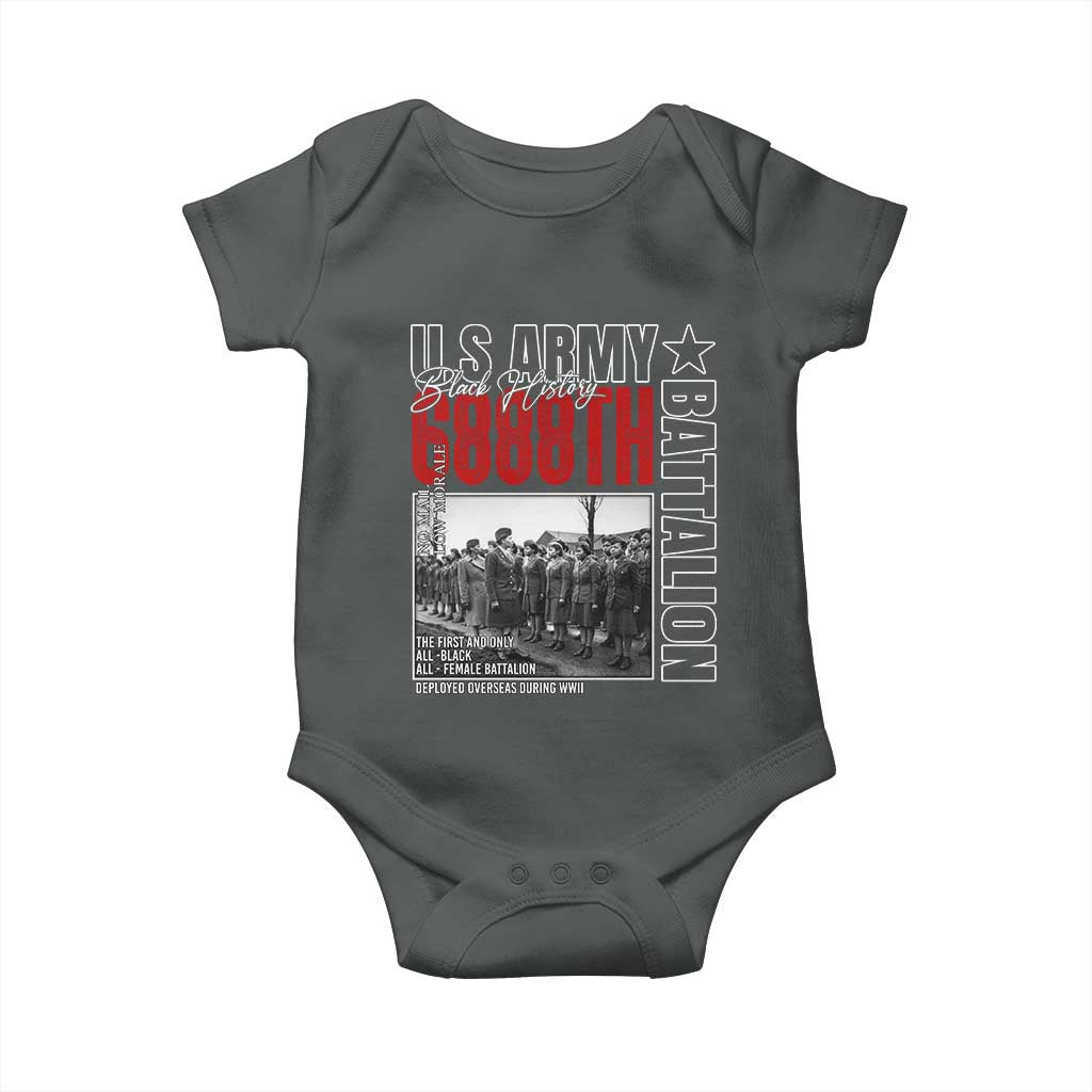 6888th Battalion Baby Onesie The First And Only All Black Female Battalion Black History Month