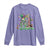 Funny Mardi Gras In Alabama AL Long Sleeve Shirt Moon Pie Jester Hat