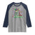 Funny Mardi Gras In Alabama AL Raglan Shirt Moon Pie Jester Hat