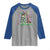 Funny Mardi Gras In Alabama AL Raglan Shirt Moon Pie Jester Hat