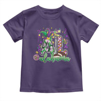 Funny Mardi Gras In Alabama AL Toddler T Shirt Moon Pie Jester Hat