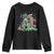 Funny Mardi Gras In Alabama AL Youth Sweatshirt Moon Pie Jester Hat