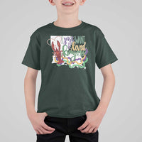 Funny Mardi Gras Louisiana T Shirt For Kid I Just Want To Be Loved Bayou Crawfish Beads