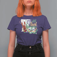 Funny Mardi Gras Louisiana T Shirt For Women I Just Want To Be Loved Bayou Crawfish Beads