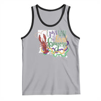 Funny Mardi Gras Louisiana Tank Top I Just Want To Be Loved Bayou Crawfish Beads
