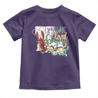 Funny Mardi Gras Louisiana Toddler T Shirt I Just Want To Be Loved Bayou Crawfish Beads