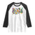 Funny Mardi Gras Nurse Krewe Healthcare Raglan Shirt