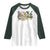 Funny Mardi Gras Nurse Krewe Healthcare Raglan Shirt