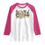 Funny Mardi Gras Nurse Krewe Healthcare Raglan Shirt