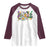 Funny Mardi Gras Nurse Krewe Healthcare Raglan Shirt