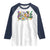 Funny Mardi Gras Nurse Krewe Healthcare Raglan Shirt