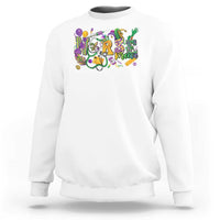 Funny Mardi Gras Nurse Krewe Healthcare Sweatshirt