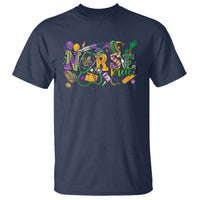 Funny Mardi Gras Nurse Krewe Healthcare T Shirt