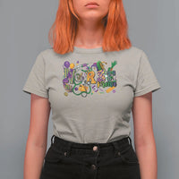 Funny Mardi Gras Nurse Krewe Healthcare T Shirt For Women