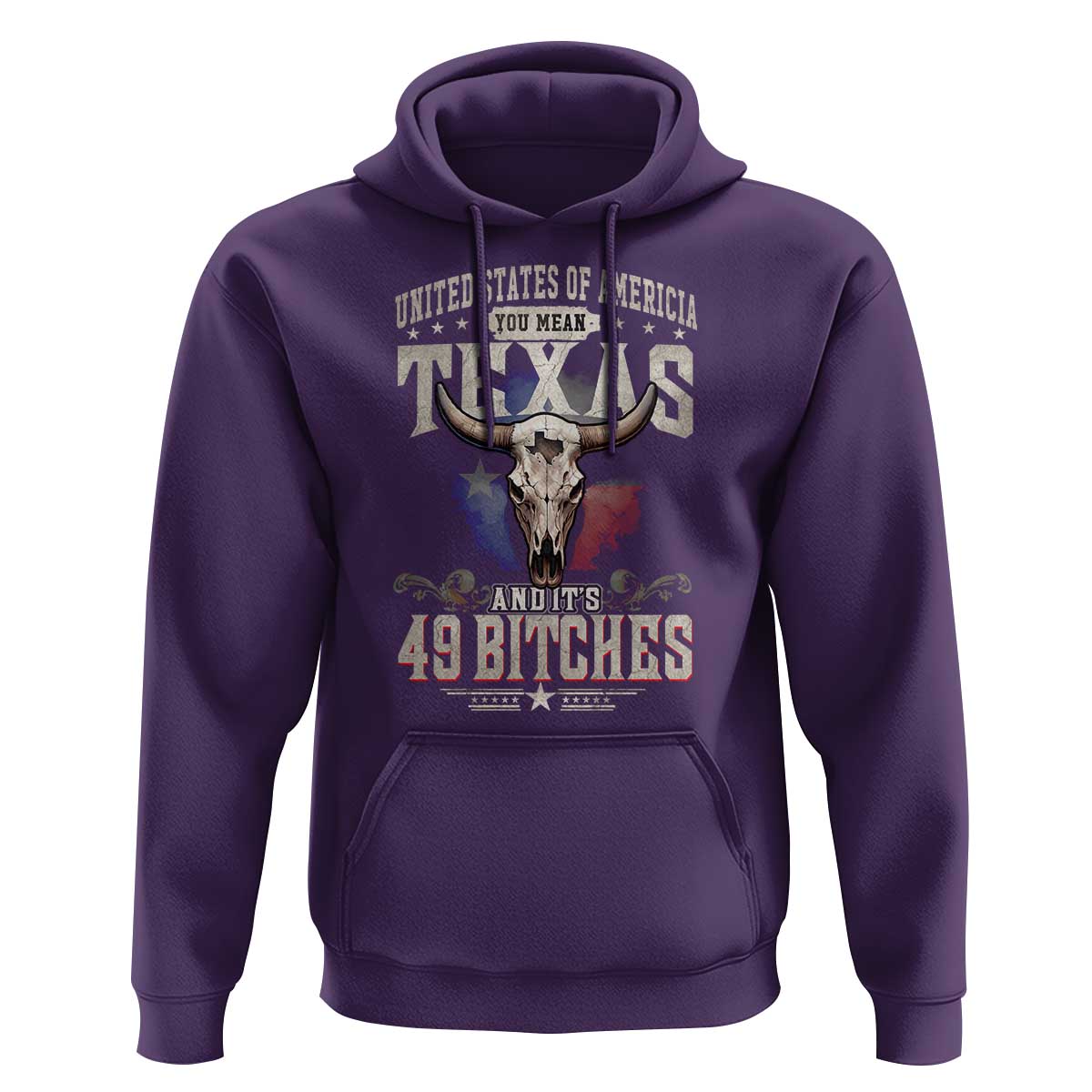 Funny Texan Hoodie United States Of America You Mean Texas And It's 49 Bitches
