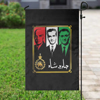 Pahlavi Kings of Iran Garden Flag Javid Shah Long live the King
