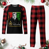 Pahlavi Kings of Iran Plaid Pajama Set Javid Shah Long live the King
