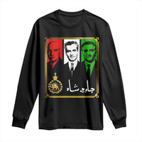 Pahlavi Kings of Iran Long Sleeve Shirt Javid Shah Long live the King