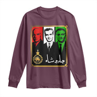 Pahlavi Kings of Iran Long Sleeve Shirt Javid Shah Long live the King