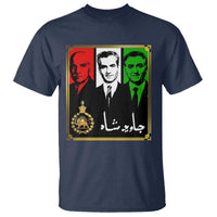 Pahlavi Kings of Iran T Shirt Javid Shah Long live the King